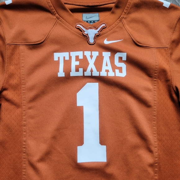 Nike TEAM Texas Longhorns Replica Football Jersey, Boy's Size M - Picture 2 of 9